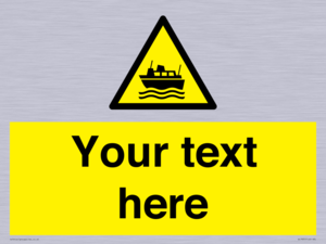 Custom warning ferries crossing vessels